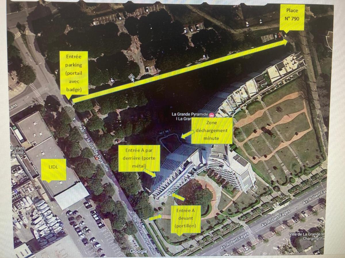 Reve Bleu Residence La Grande Pyramide Vue Port Hyper Centre Wifi Parking Prive Gratuit Ngoại thất bức ảnh